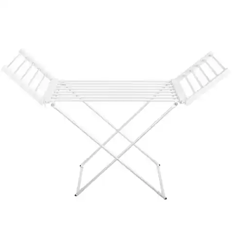 ⁨Adler | Foldable electric clothes drying rack | AD 7821 | 220 W | Silver/White | IP22⁩ at Wasserman.eu