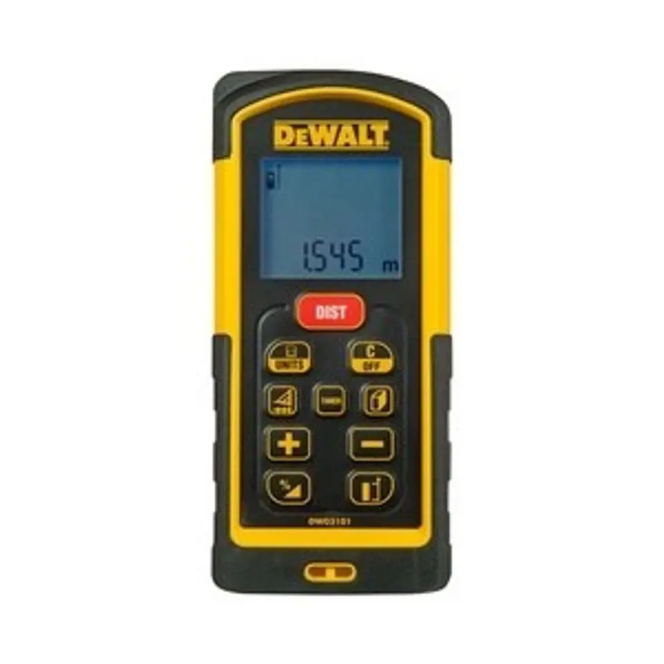 ⁨DeWALT DW03101 Laser distance meter Black,Yellow 100 m⁩ at Wasserman.eu