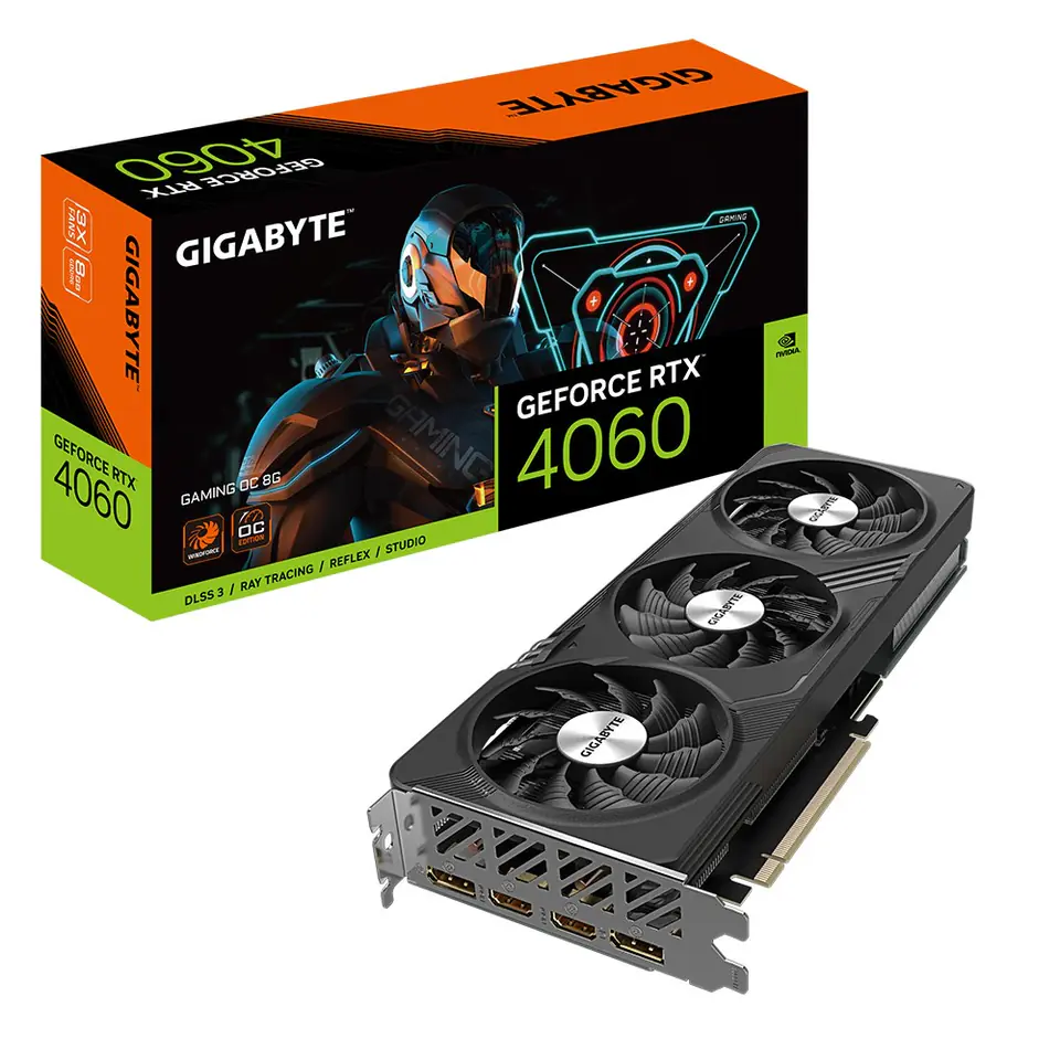 ⁨Gigabyte GeForce RTX­­ 4060 GAMING OC 8G NVIDIA GeForce RTX­ 4060 8 GB GDDR6⁩ at Wasserman.eu