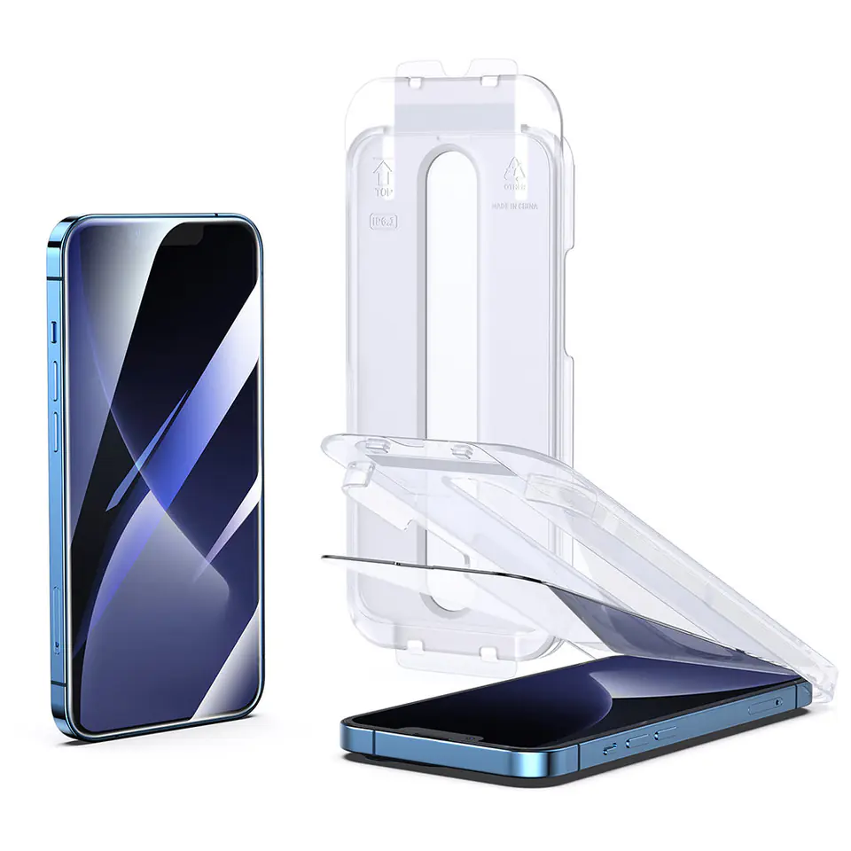 ⁨Joyroom Easy Fit szkło hartowane Full Screen ze stelażem montażowym do iPhone 14 Plus (6,7") (JR-DH11)⁩ w sklepie Wasserman.eu