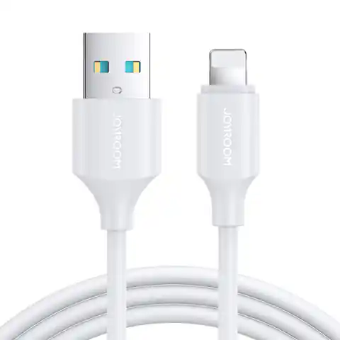 ⁨Joyroom kabel do ładowania / transmisji danych USB - Lightning 2.4A 1m biały (S-UL012A9)⁩ w sklepie Wasserman.eu
