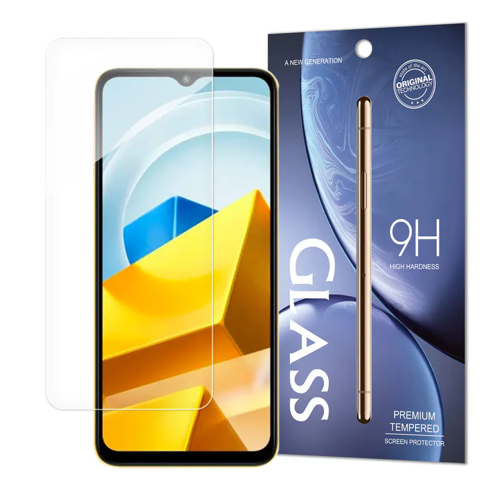 ⁨Tempered Glass szkło hartowane Xiaomi Poco M5 twardość 9H (opakowanie – koperta)⁩ w sklepie Wasserman.eu