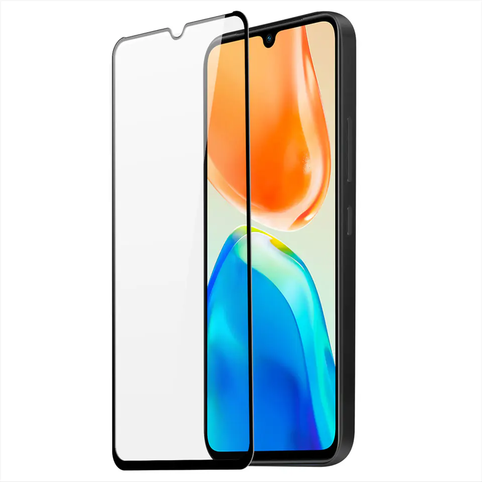 ⁨Dux Ducis 9D Tempered Glass szkło hartowane Vivo X80 Lite / V25 na cały ekran z ramką czarny (case friendly)⁩ w sklepie Wasserman.eu