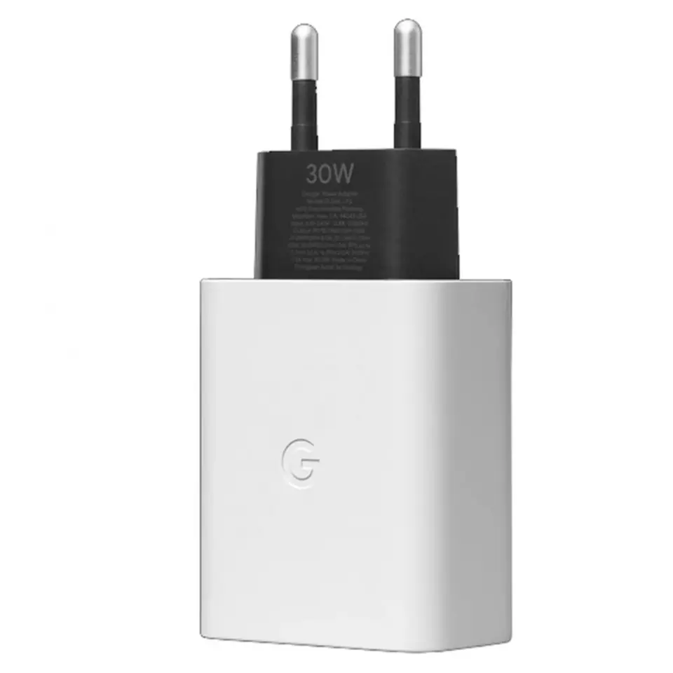 ⁨Google Travel Charger szybka ładowarka USB-C PD 30W biała (GA03502-EU)⁩ w sklepie Wasserman.eu