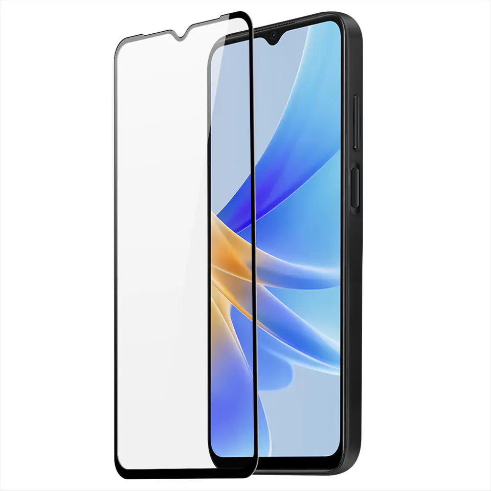 ⁨Dux Ducis 9D Tempered Glass szkło hartowane Oppo A17 9H z czarną ramką⁩ w sklepie Wasserman.eu