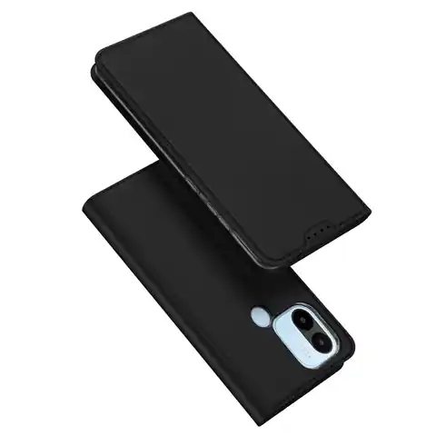 ⁨Dux Ducis Skin Pro etui do Xiaomi Redmi A1+ pokrowiec z klapką portfel na kartę podstawka czarne⁩ w sklepie Wasserman.eu