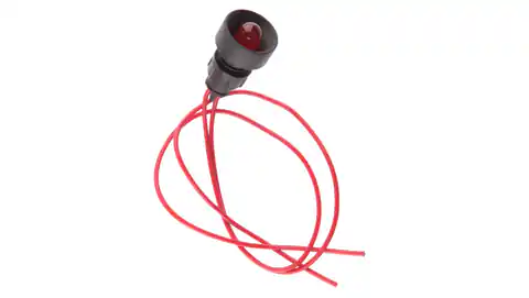 ⁨Lampka sygnalizacyjna 10mm czerwona 230V AC KLP 10R/230V 84510001⁩ w sklepie Wasserman.eu