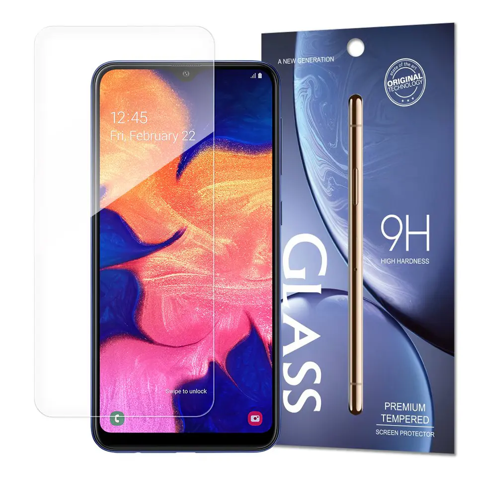 ⁨Tempered Glass szkło hartowane 9H Samsung Galaxy A10 (opakowanie – koperta)⁩ w sklepie Wasserman.eu