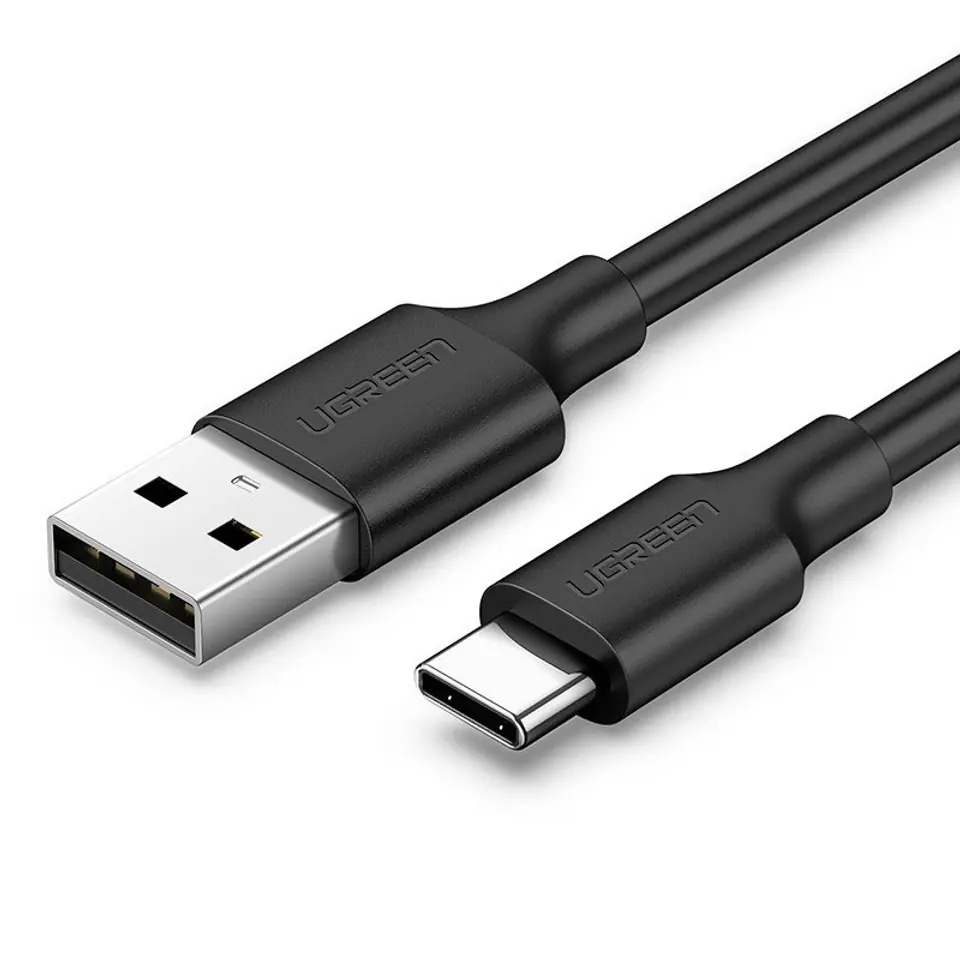 ⁨USB to USB-C Cable UGREEN 0.5m (Black)⁩ at Wasserman.eu