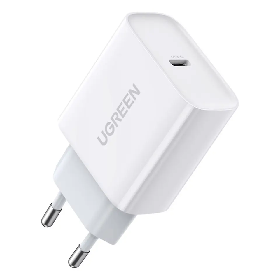 ⁨Wall charger UGREEN CD137, 20W, PD 3.0, USB-C (white)⁩ at Wasserman.eu