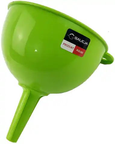⁨Plastic funnel 9 cm Galicia (green)⁩ at Wasserman.eu