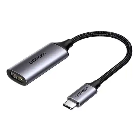 ⁨Ugreen przejściówka adapter USB Typ C - HDMI 2.0 4K@60 Hz Thunderbolt 3 do MacBook / PC szary (70444)⁩ w sklepie Wasserman.eu