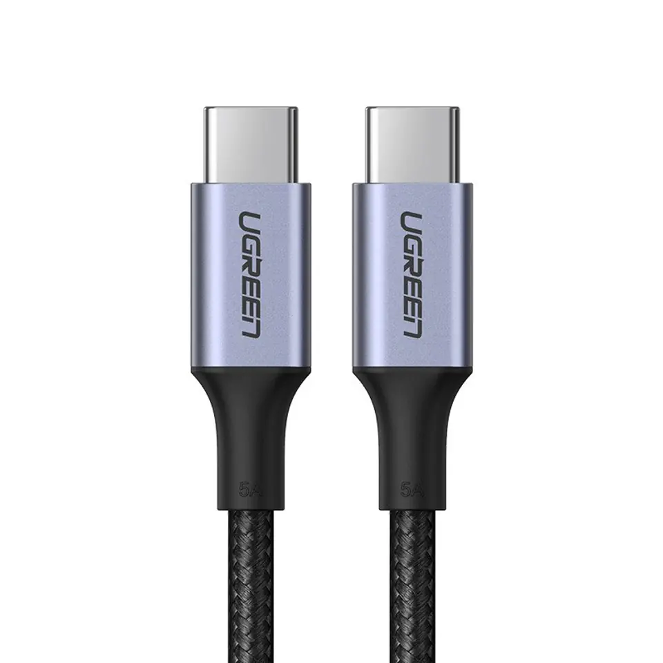 ⁨USB-C to USB-C Cable ugreen US316, 100W, 1m (Black)⁩ at Wasserman.eu