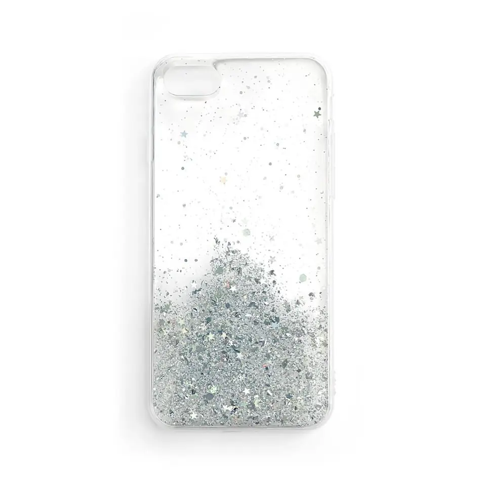 ⁨Wozinsky Star Glitter błyszczące etui pokrowiec z brokatem Samsung Galaxy A42 5G przezroczysty⁩ w sklepie Wasserman.eu