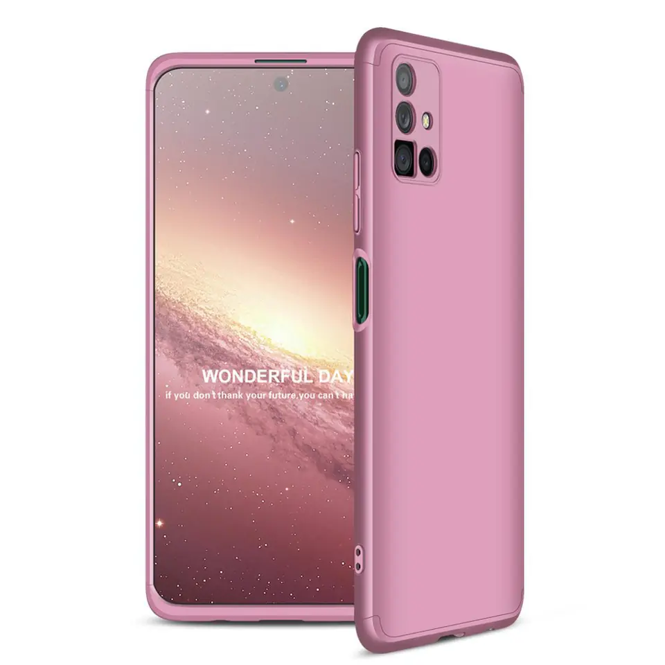 ⁨GKK 360 Protection Case etui na całą obudowę przód + tył Samsung Galaxy M51 różowy⁩ w sklepie Wasserman.eu