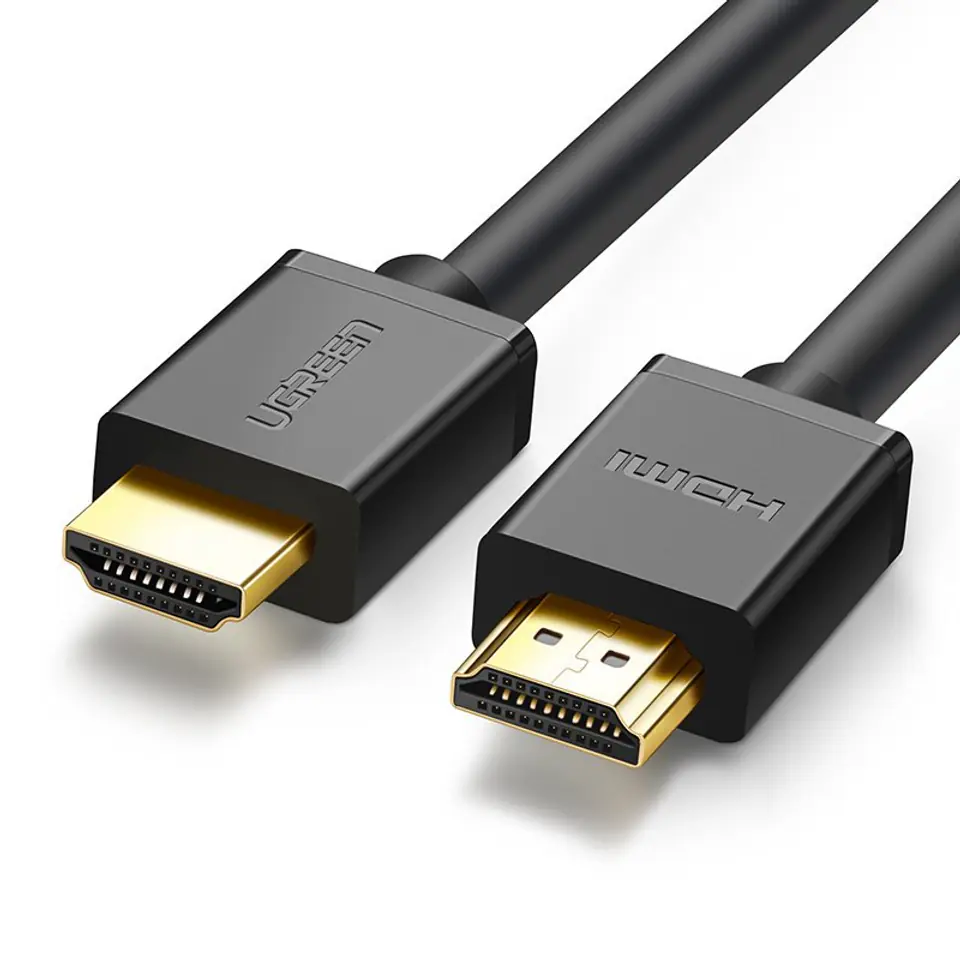 ⁨Kabel przewód HDMI 4K 30Hz 3D 10m czarny⁩ w sklepie Wasserman.eu