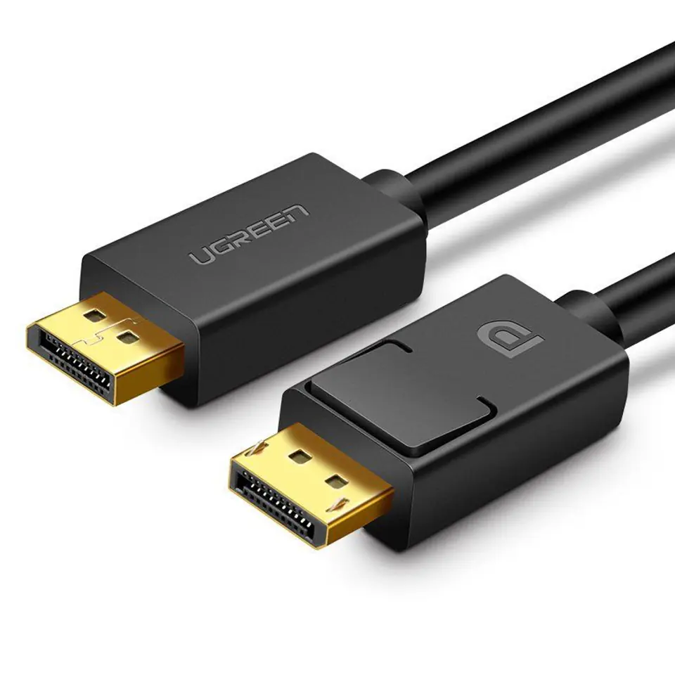 ⁨Kabel przewód DisplayPort 1.2 4K 2m czarny⁩ w sklepie Wasserman.eu