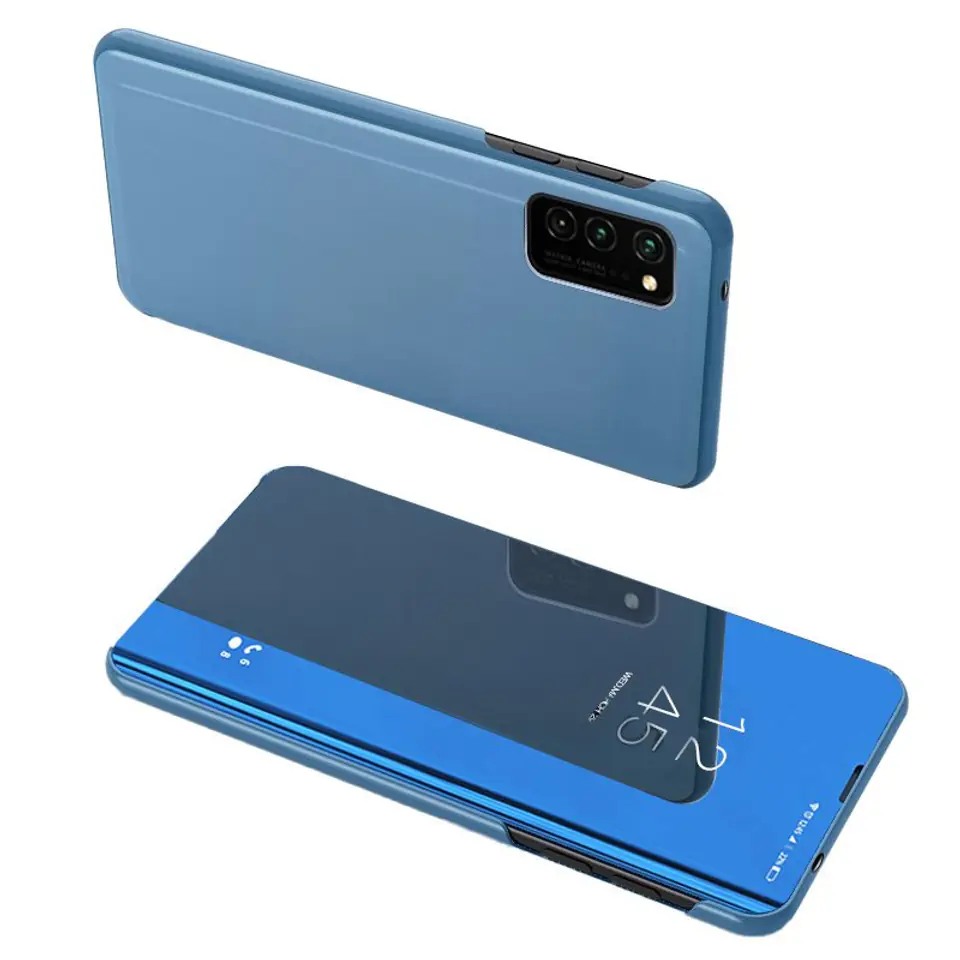 Clear View Case futerał etui z klapką Samsung Galaxy A72 4G niebieski w sklepie Wasserman.eu