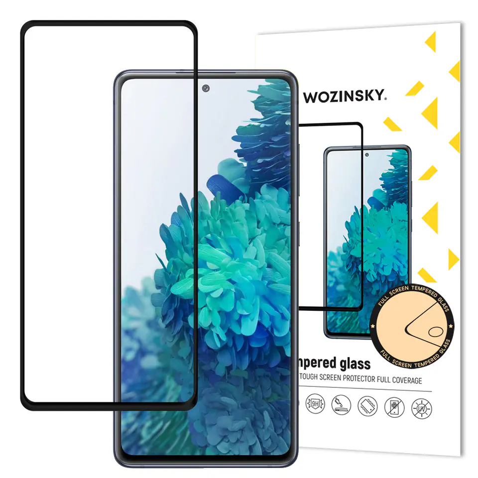 ⁨Wozinsky super wytrzymałe szkło hartowane Full Glue na cały ekran z ramką Case Friendly Samsung Galaxy A52s 5G / A52 5G / A52 4G czarny⁩ w sklepie Wasserman.eu