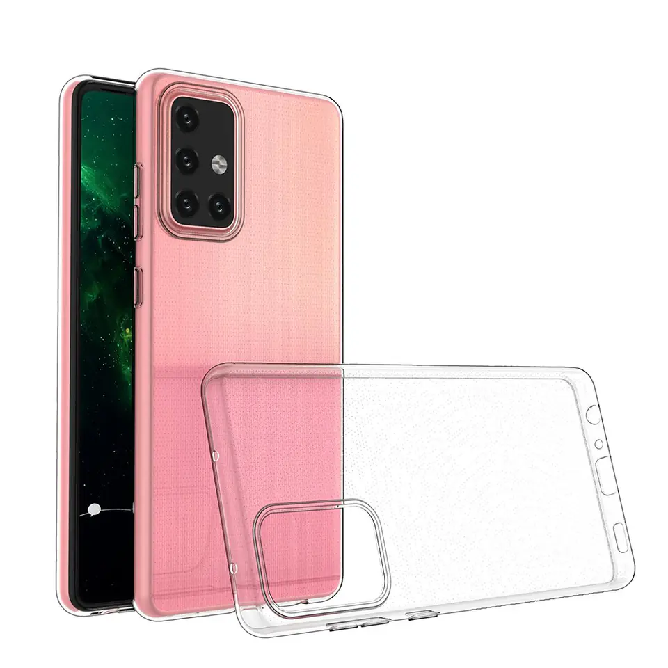 ⁨Żelowy pokrowiec etui Ultra Clear 0.5mm Samsung Galaxy A72 4G przezroczysty⁩ w sklepie Wasserman.eu