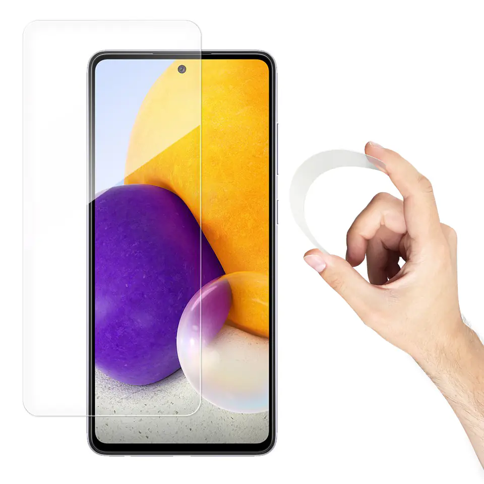 ⁨Wozinsky Nano Flexi hybrydowa elastyczna folia szklana szkło hartowane Samsung Galaxy A72 4G⁩ w sklepie Wasserman.eu