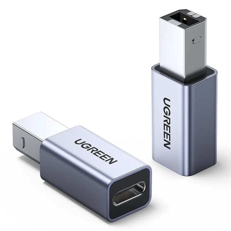 ⁨Ugreen adapter przejściówka USB Typ C - USB Typ B szary (US382)⁩ w sklepie Wasserman.eu