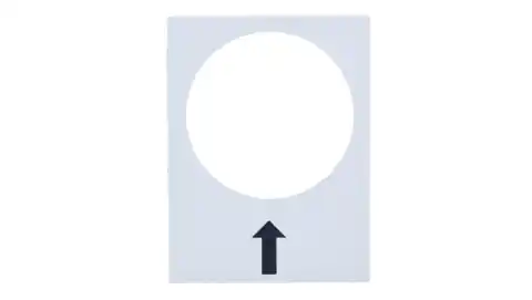 ⁨ID plate white rectangular 30x40mm RIGHT SLOW ZB2BY4907⁩ at Wasserman.eu