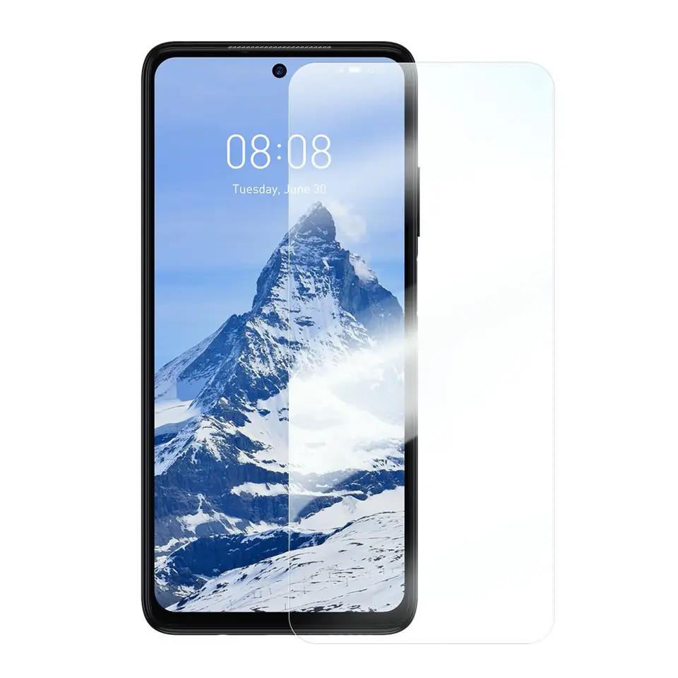 ⁨Baseus 2x folia ochronna na cały ekran 0,15 mm do Xiaomi Redmi K40 / K40 Pro / Poco F3 Transparent (SGMIK40-02)⁩ w sklepie Wasserman.eu