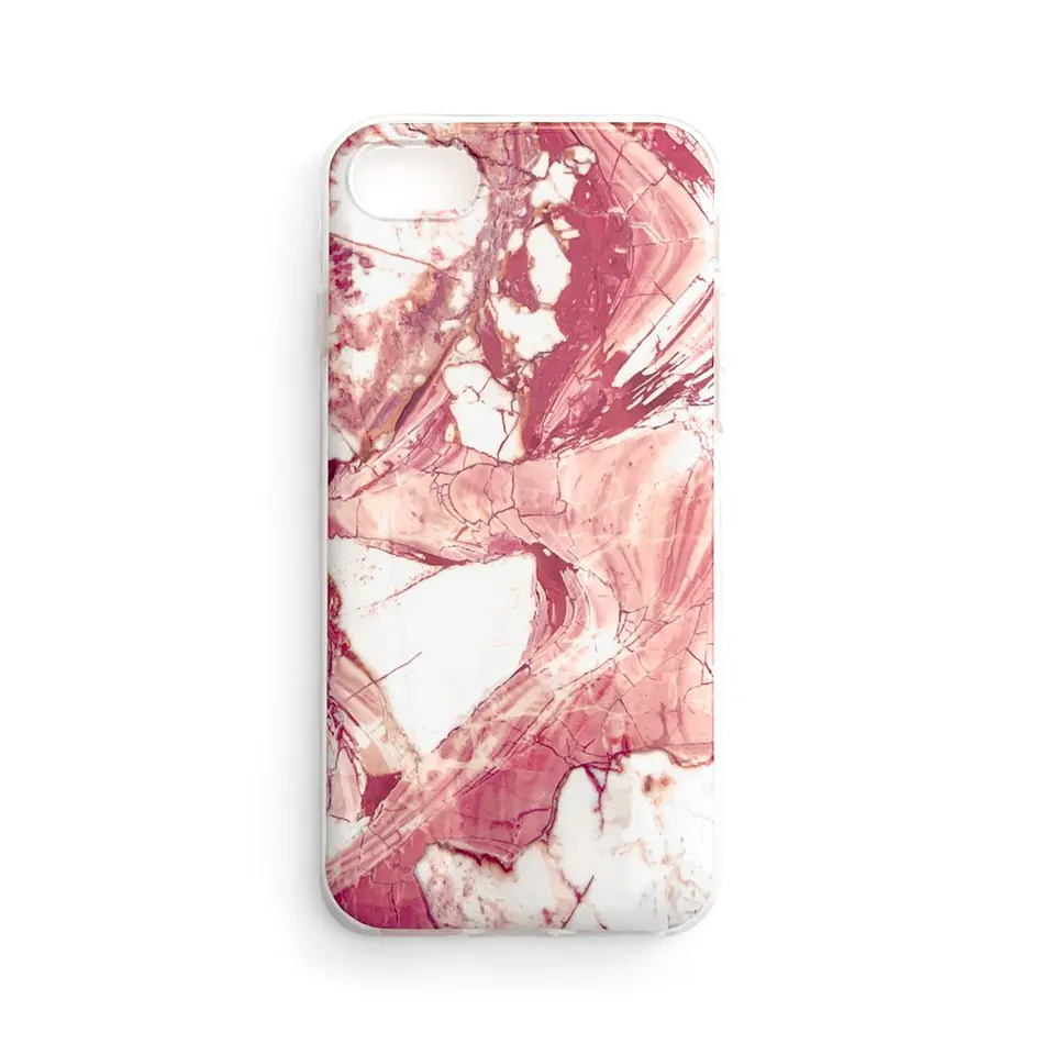 ⁨Wozinsky Marble żelowe etui pokrowiec marmur Samsung Galaxy A02s EU różowy⁩ w sklepie Wasserman.eu