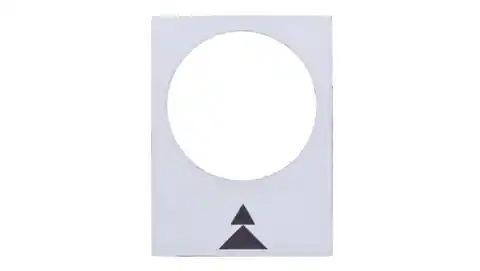 ⁨ID plate white rectangular 30x40mm RIGHT SLOW-FAST ZB2BY4909⁩ at Wasserman.eu