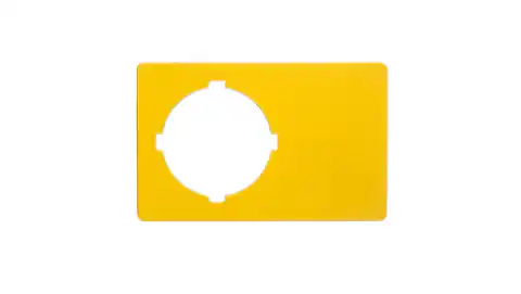 ⁨Tabliczka opisowa żółta prostokątna bez nadruku M22-XZK 216470⁩ w sklepie Wasserman.eu