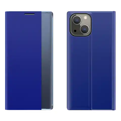⁨Sleep Case pokrowiec etui z klapką typu Smart Cover iPhone 13 niebieski⁩ w sklepie Wasserman.eu