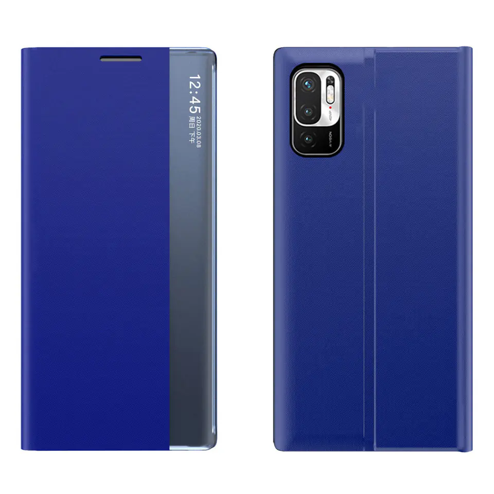 ⁨New Sleep Case pokrowiec etui z klapką z funkcją podstawki Xiaomi Redmi Note 11 Pro 5G / 11 Pro niebieski⁩ w sklepie Wasserman.eu