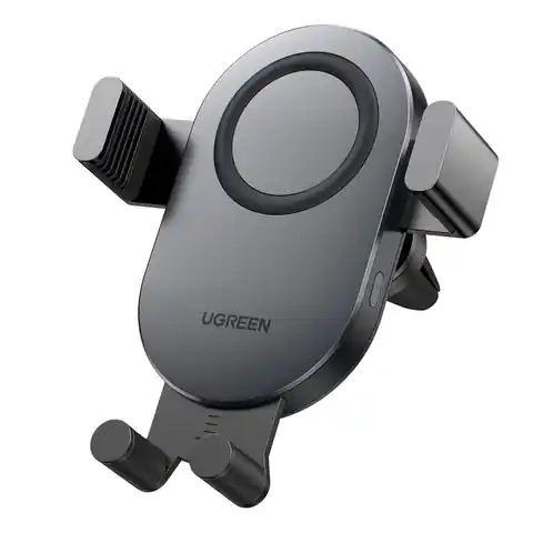 ⁨Car Mount for Ventilation Grille with Inductive Charging UGREEN CD256 (silver)⁩ at Wasserman.eu