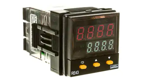 ⁨Programmable regulator: power supply 90-264V AC, universal input, output 1, relay 2A, output 2/alarm, 2 relay, alarm 1⁩ at Wasserman.eu