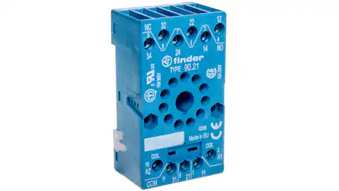 ⁨Relay socket with screw terminals (cage terminal)panel or rail mounting DIN 35 to 60.13 88.02 90.21 SMA⁩ at Wasserman.eu