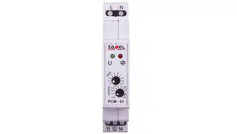⁨Przekaźnik czasowy 1-funkcyjny 1NO/NC 16A 0,1sek-10dni 230V AC PCM-01 EXT10000072⁩ w sklepie Wasserman.eu