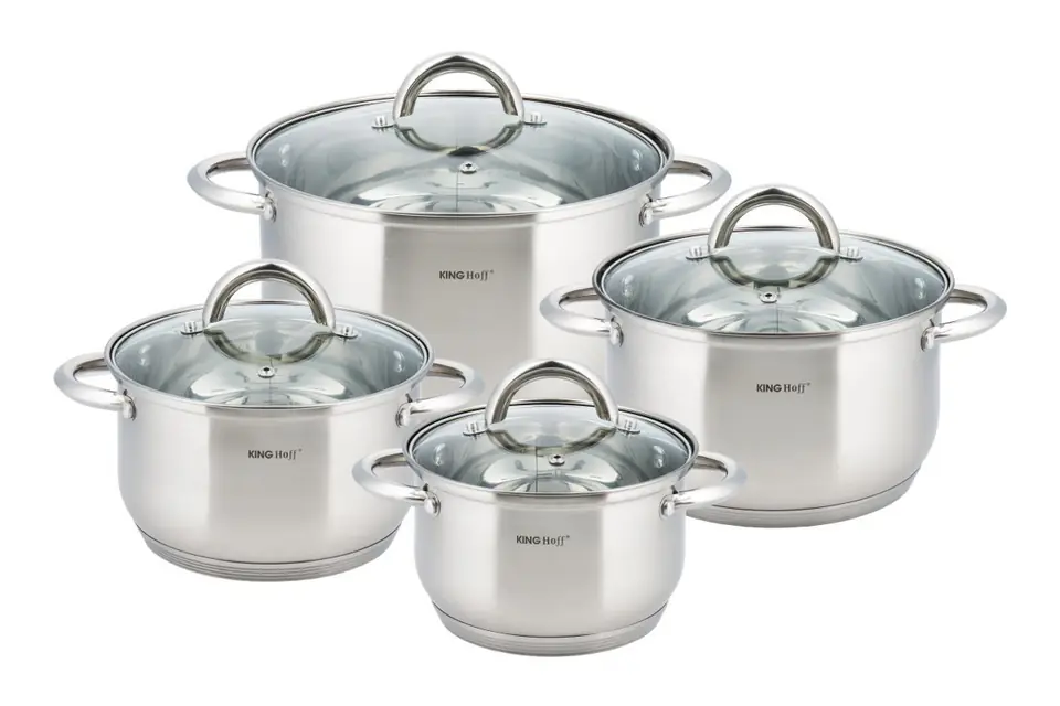 ⁨8 PIECE SET OF POTS KINGHOFF KH-4448⁩ at Wasserman.eu