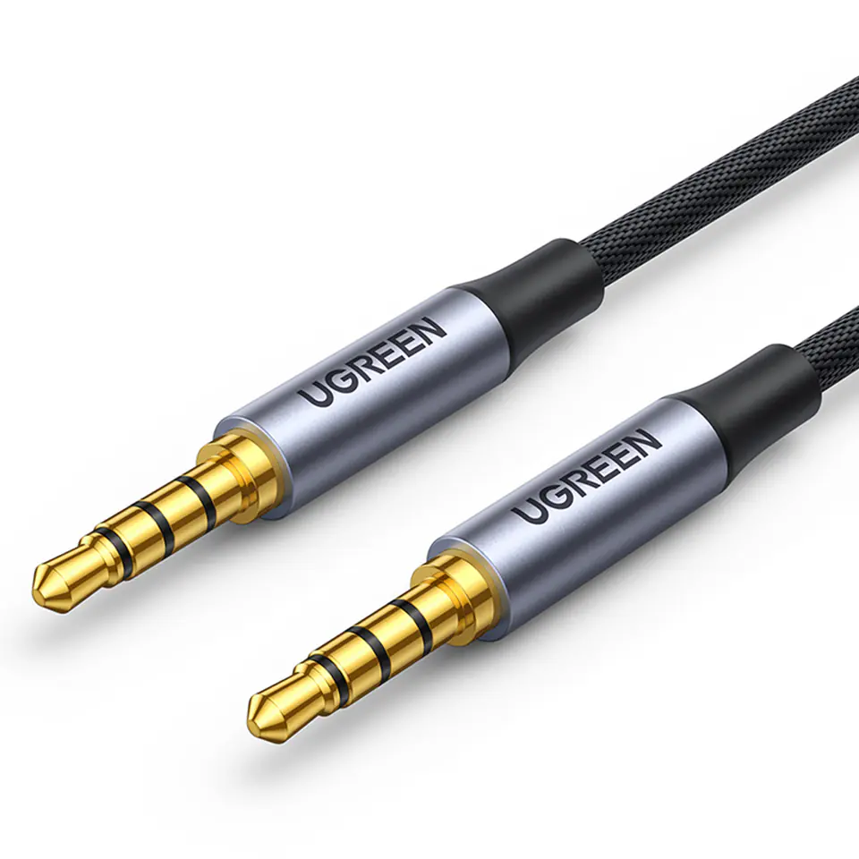 ⁨3.5mm UGREEN AV183, AUX, 2m mini jack cable (black)⁩ at Wasserman.eu