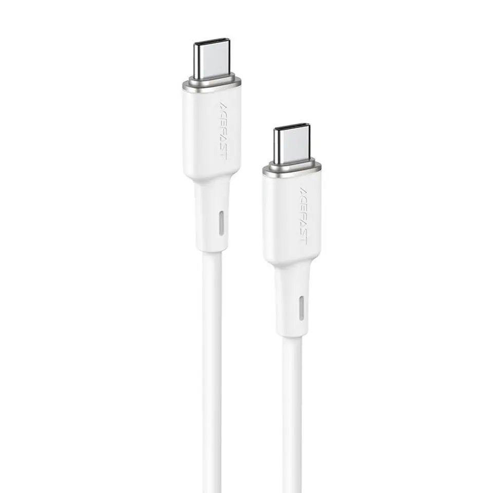 ⁨Acefast USB Type-C to USB Type-C cable 1.2m, 60W (20V/3A) white (C2-03 white)⁩ at Wasserman.eu