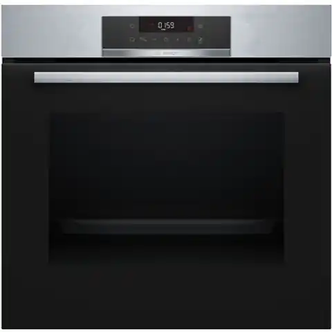 ⁨Bosch Oven HBA171BS1S 71 L Multifunctional Stainless Steel Width 60 cm Pyrolysis Height 60 cm Touch control⁩ at Wasserman.eu