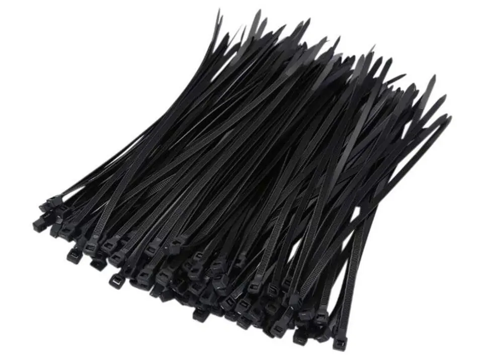 ⁨Trytytki, Opaski Zaciskowe, Samozaciskowe, Kablowe 3,6x120 Zestaw 100 sztuk⁩ w sklepie Wasserman.eu