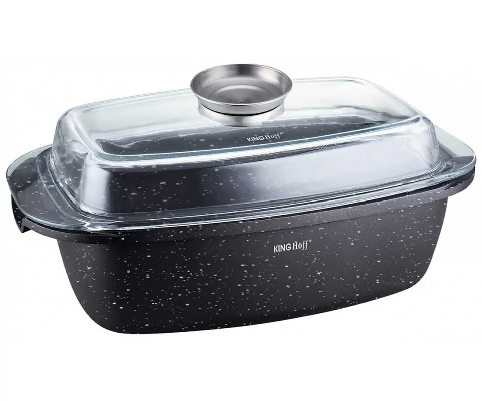 KINGHOFF MARBLE TRAY 5,5L + LID KH-1608 at Wasserman.eu