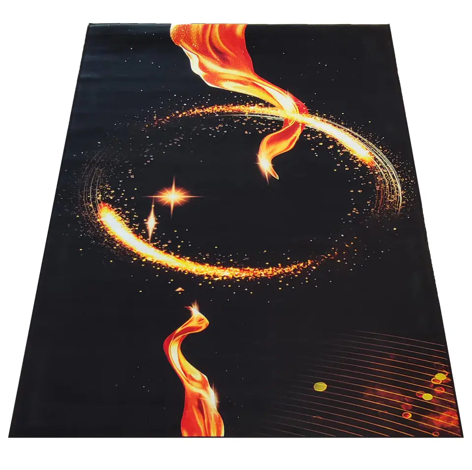 ⁨Dywan BLACK and GOLD N 15 : Kolor - czarny, Rozmiar - 80 x 150 cm⁩ w sklepie Wasserman.eu