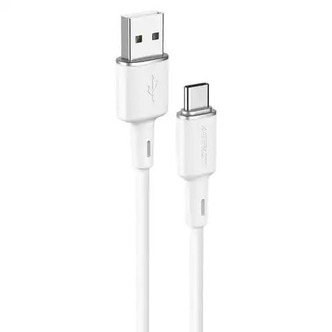 ⁨Acefast kabel USB - USB Typ C 1,2m, 3A biały (C2-04 white)⁩ w sklepie Wasserman.eu