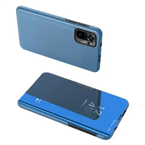 ⁨Clear View Case futerał etui z klapką Xiaomi Redmi Note 11 Pro+ 5G (China) / 11 Pro 5G (China) / Mi11i HyperCharge / Poco X4 NFC 5G niebieski⁩ w sklepie Wasserman.eu