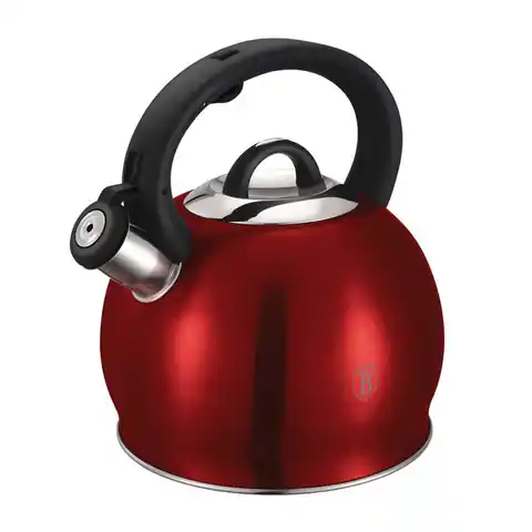 ⁨KETTLE 3L BERLINGER HAUS WITH WHISTLE BH-1074 BURGUNDY⁩ at Wasserman.eu