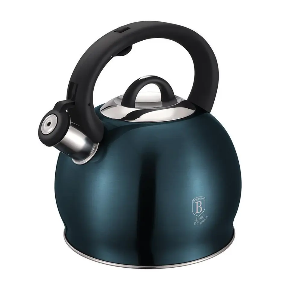 ⁨KETTLE 3L BERLINGER HAUS WITH WHISTLE BH-1078 AQUAMARINE⁩ at Wasserman.eu