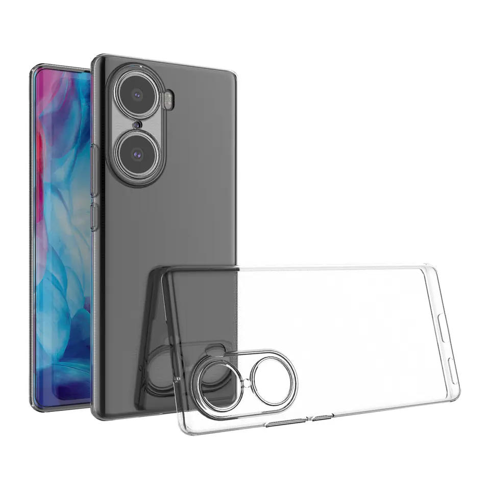 ⁨Żelowy pokrowiec etui Ultra Clear 0.5mm Honor 60 Pro przezroczysty⁩ w sklepie Wasserman.eu