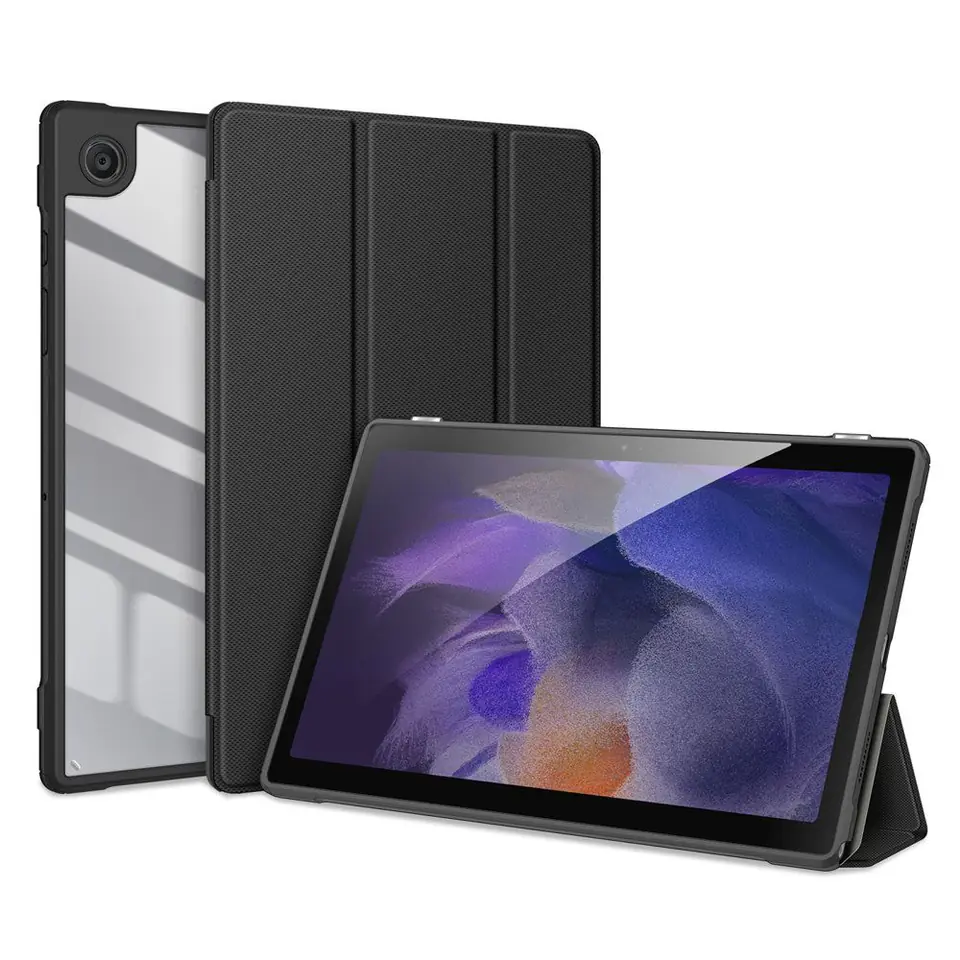 ⁨Dux Ducis Toby pancerne etui z klapką Smart Case do Samsung Galaxy Tab A8 10,5'' 2021 z uchwytem na rysik czarny⁩ w sklepie Wasserman.eu